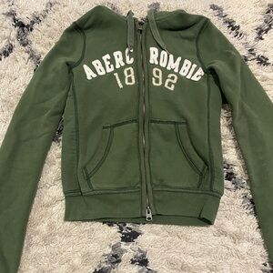 Abercrombie & Fitch Green classic hoodie